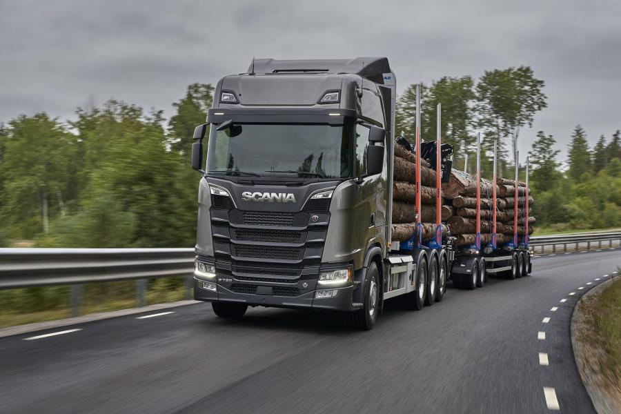  Scania S 730 8x4 Highline Timber Truck 2017 года  (фото 1 из 5)